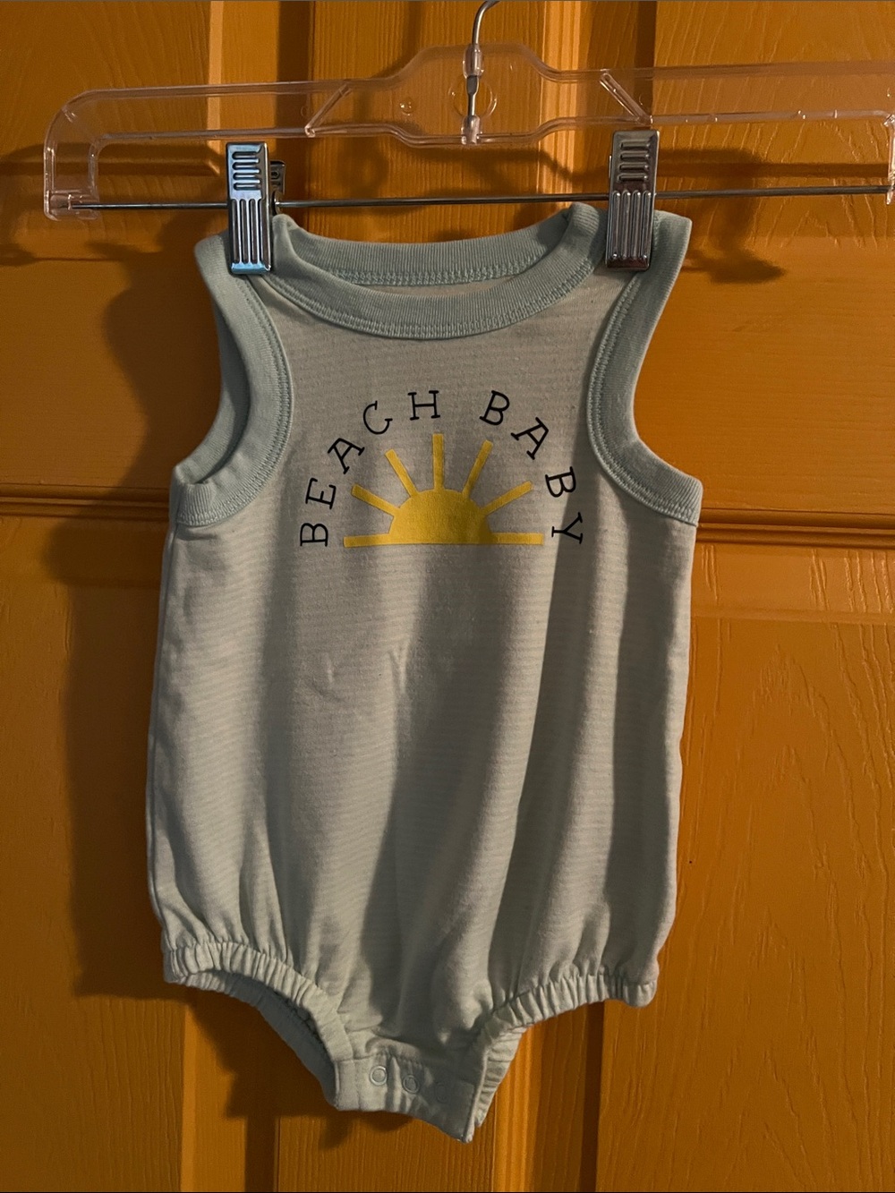 3-6 MONTHS BABY GIRL CAT & JACK ONESIE BEACH